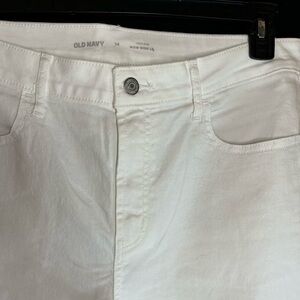 Old Navy Wide-leg White Jeans
